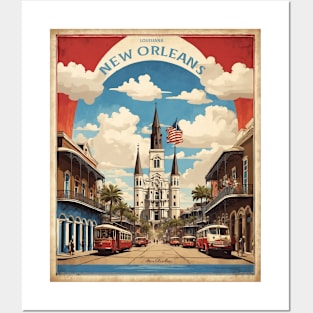 New Orleans Louisiana United States of America Tourism Vintage Poster Posters and Art